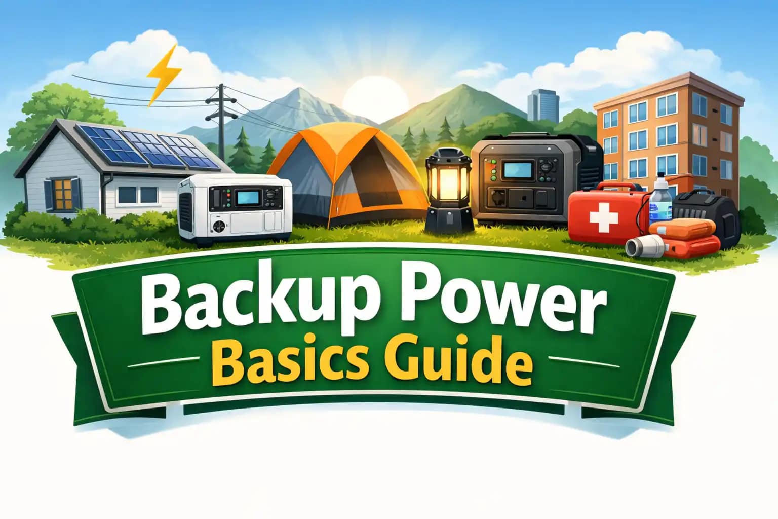 Backup Power Basics - Start Here Guide for Homes & Emergencies